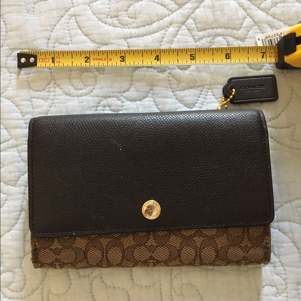 Coach wallet trifold.