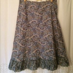 Paisley skirt