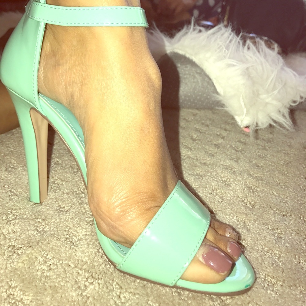 Light blue heels