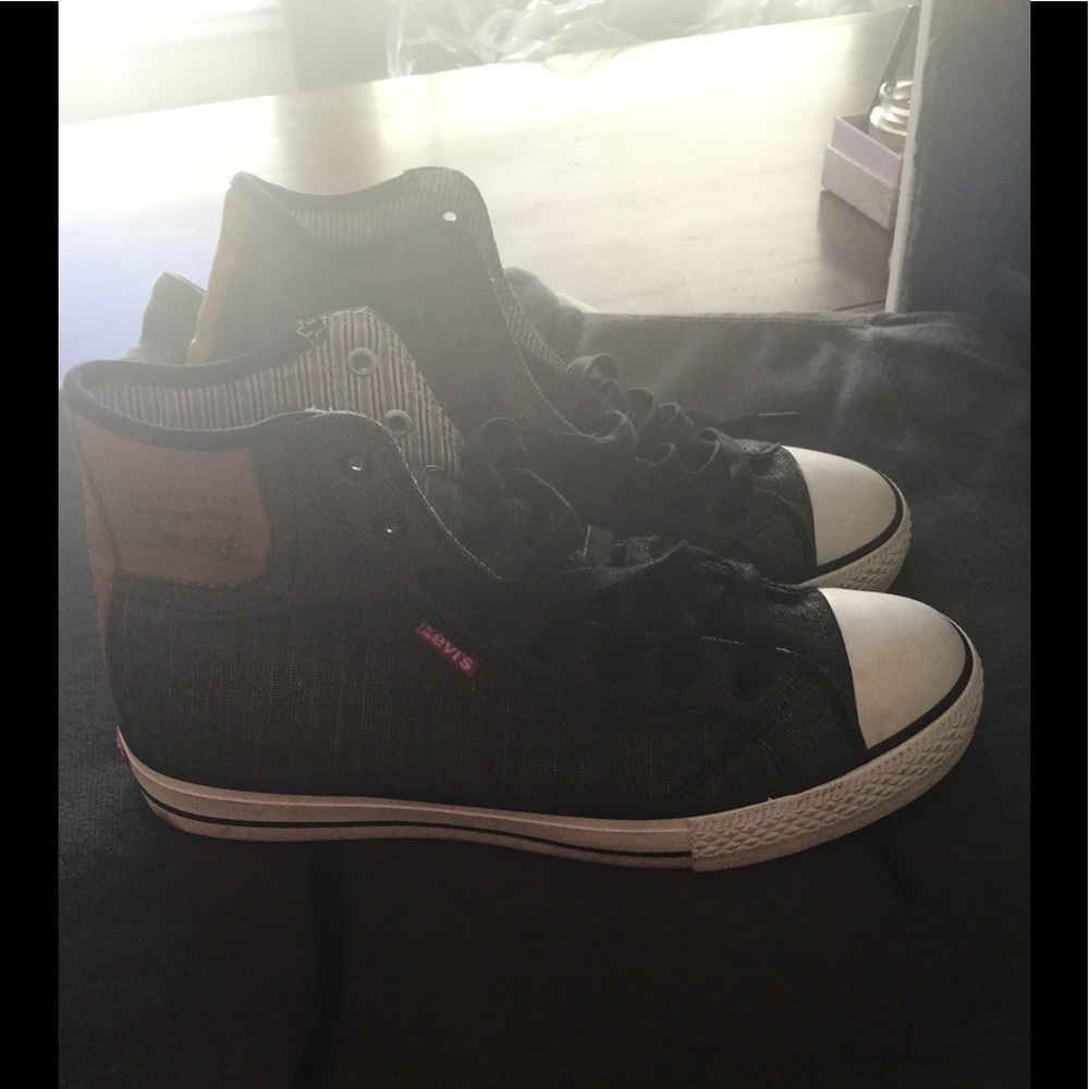 Black men's Levi Strauss Shoes