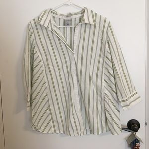 Old Navy maternity button up 3/4 sleeve top