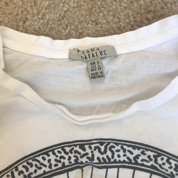 Zara Tops - Zara Holy Bite white shirt S Zara Tops - Zara Holy Bite white shirt S
