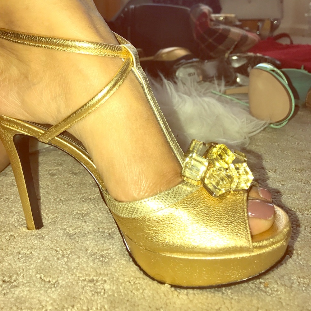 Calvin Klein Golden heels
