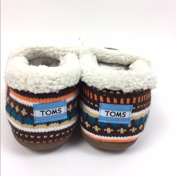 Tom's Youth Fair Isle Slipper 6 - Picture 3 of 5