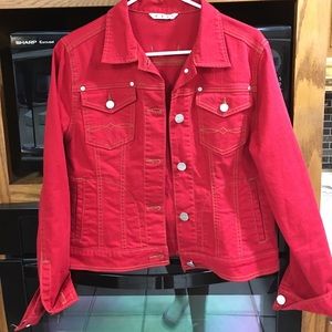 Red jacket