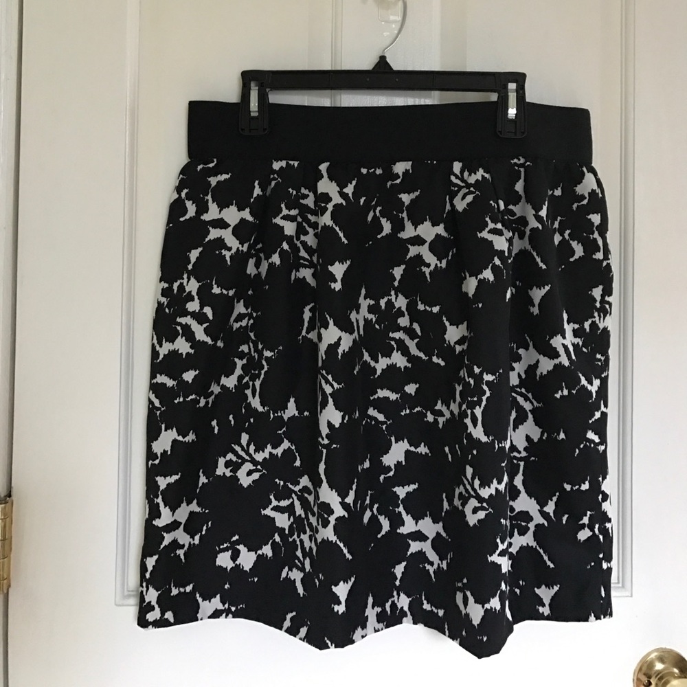 Black and white skirt