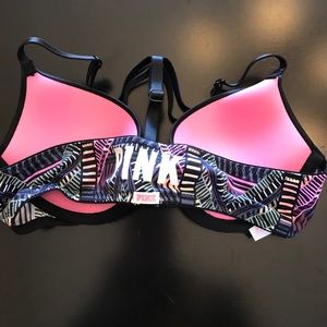 PINK T Back Push Up Bra NEW