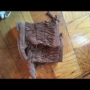 Steve Madden Fringe Boots