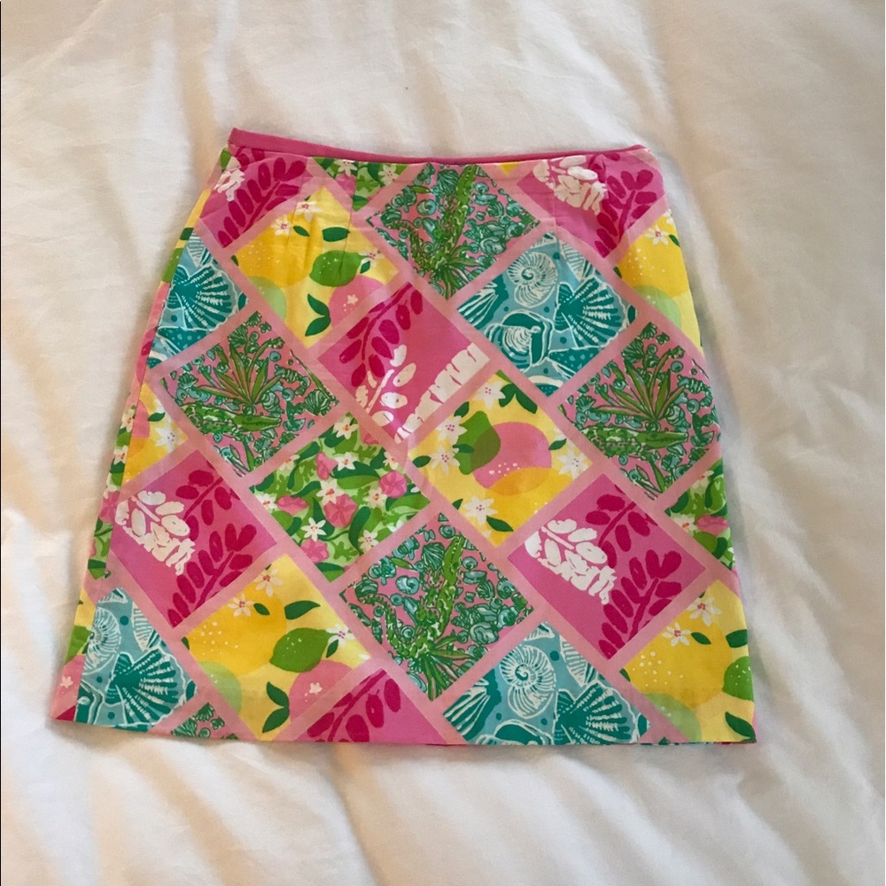 Lilly Pulitzer patchwork skirt