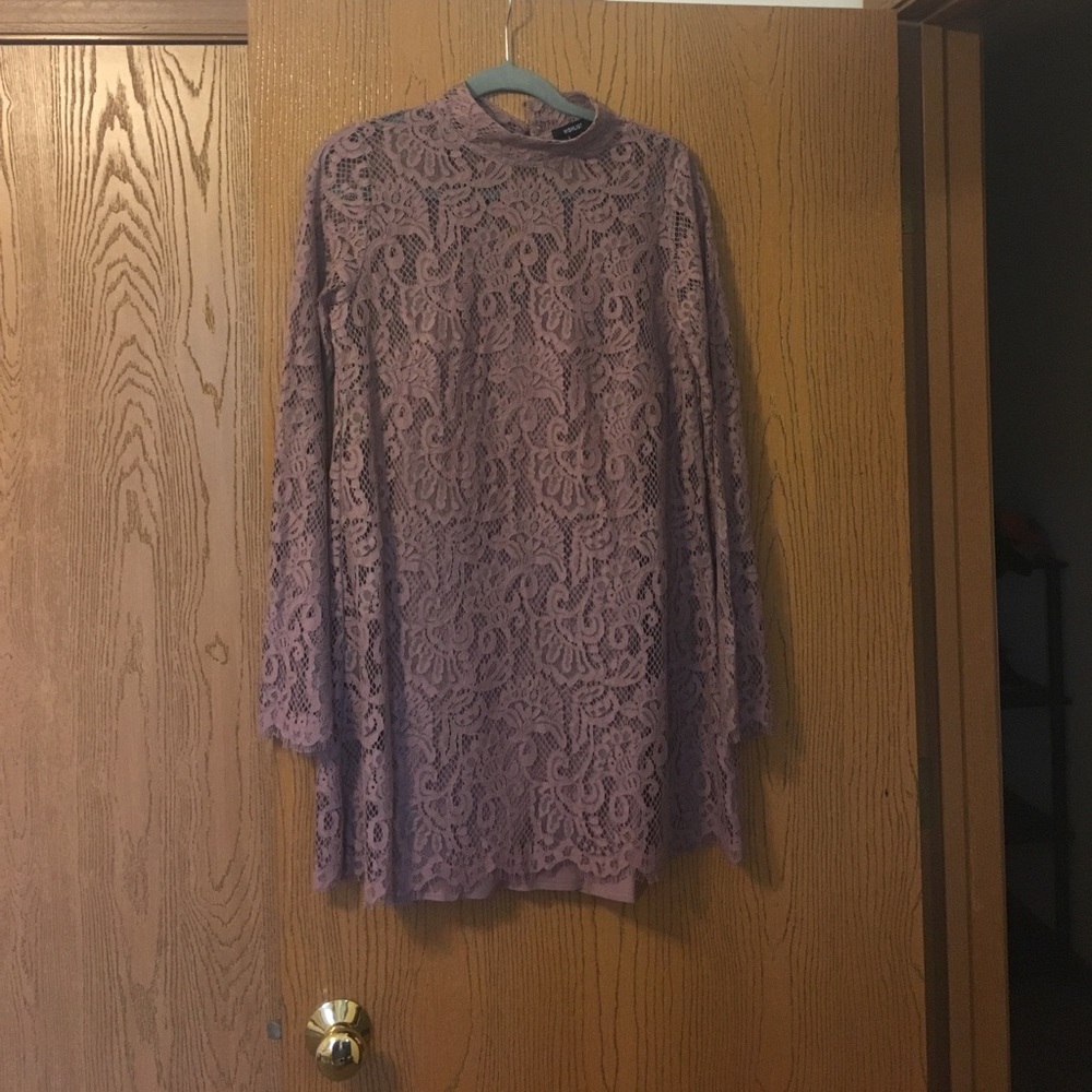 Purple Lace Dress