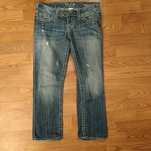 Silver Jeans Tuesday capri