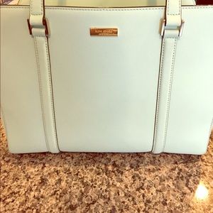 Kate Spade light blue purse.