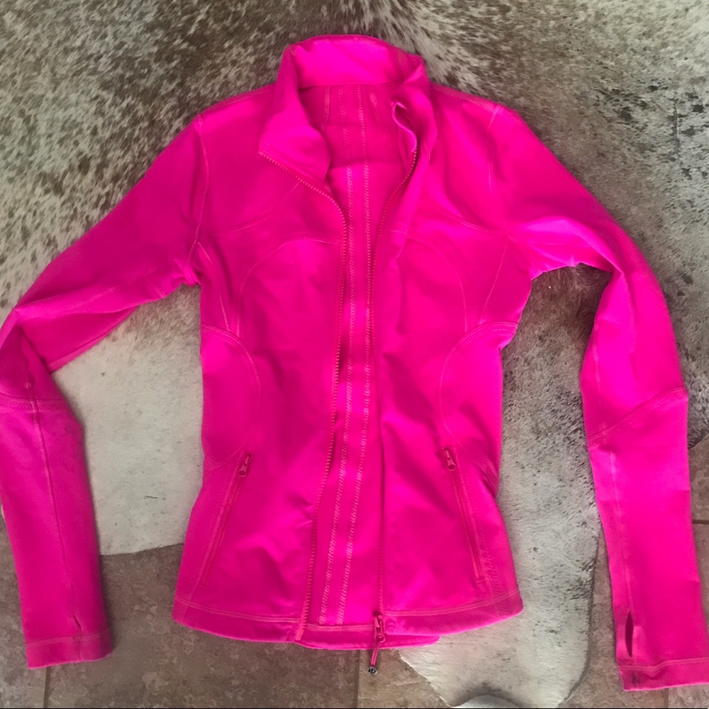 Lululemon Define jacket hot pink