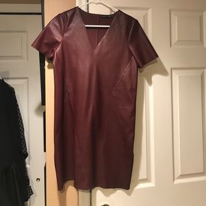 Zara Leather dress