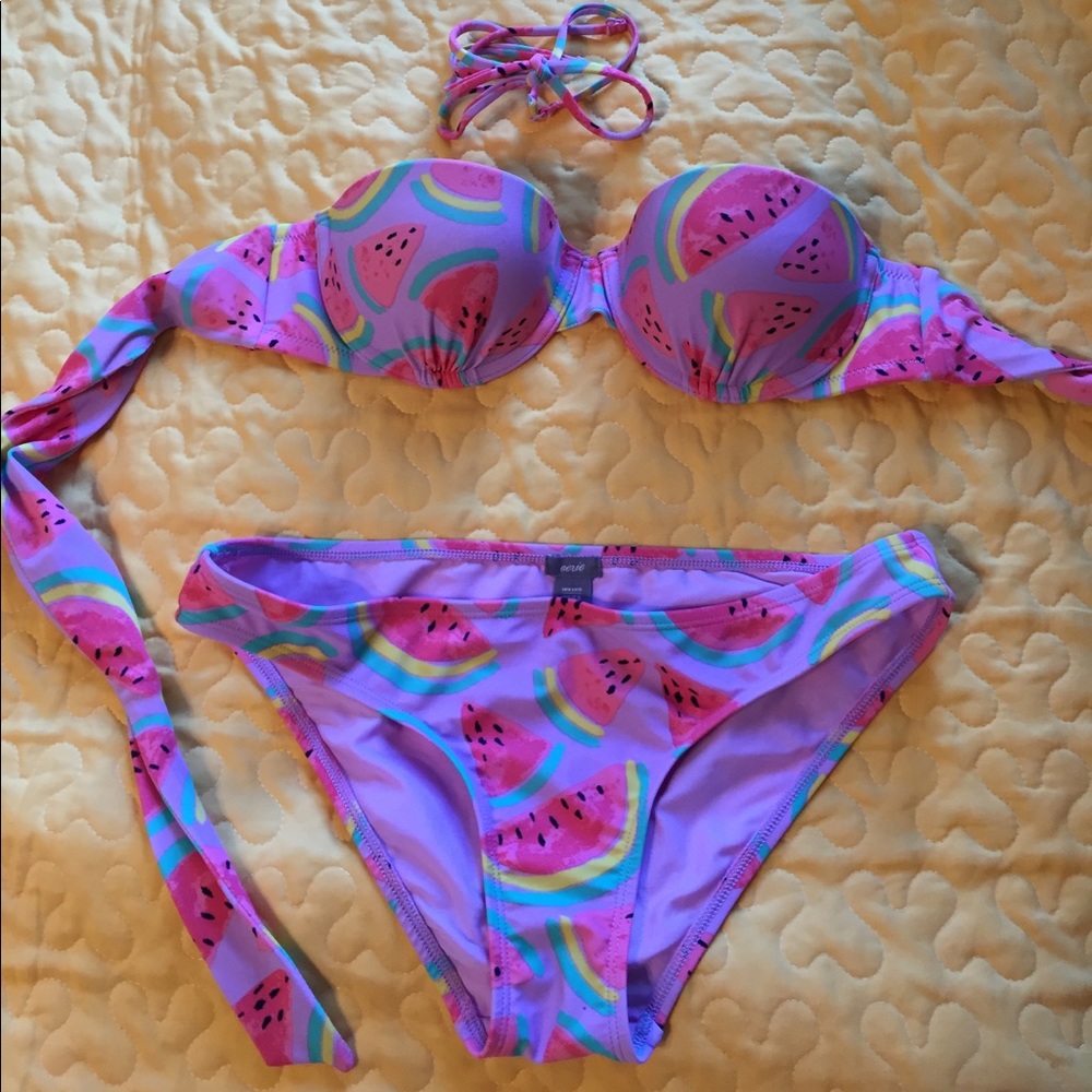Aerie watermelon swimsuit