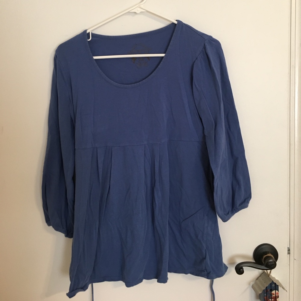 Motherhood maternity blue top