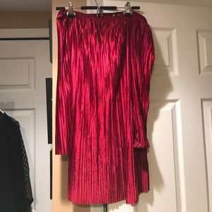 ASOS Red Velvet dress