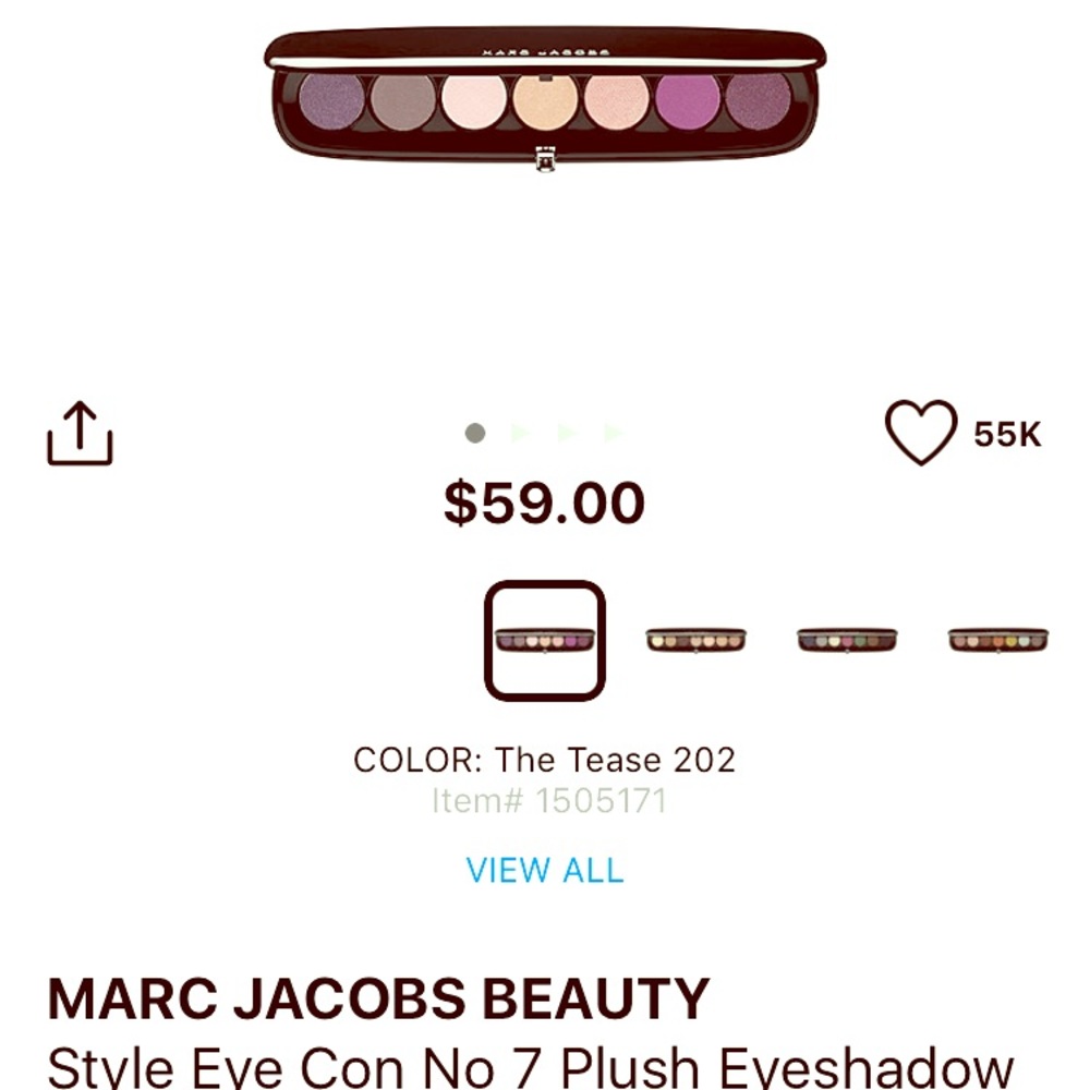 Purple eye shaddow palette