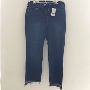 Topshop Moto Straight Leg Jean