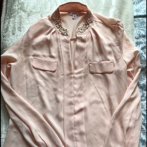 Candies blush pink blouse