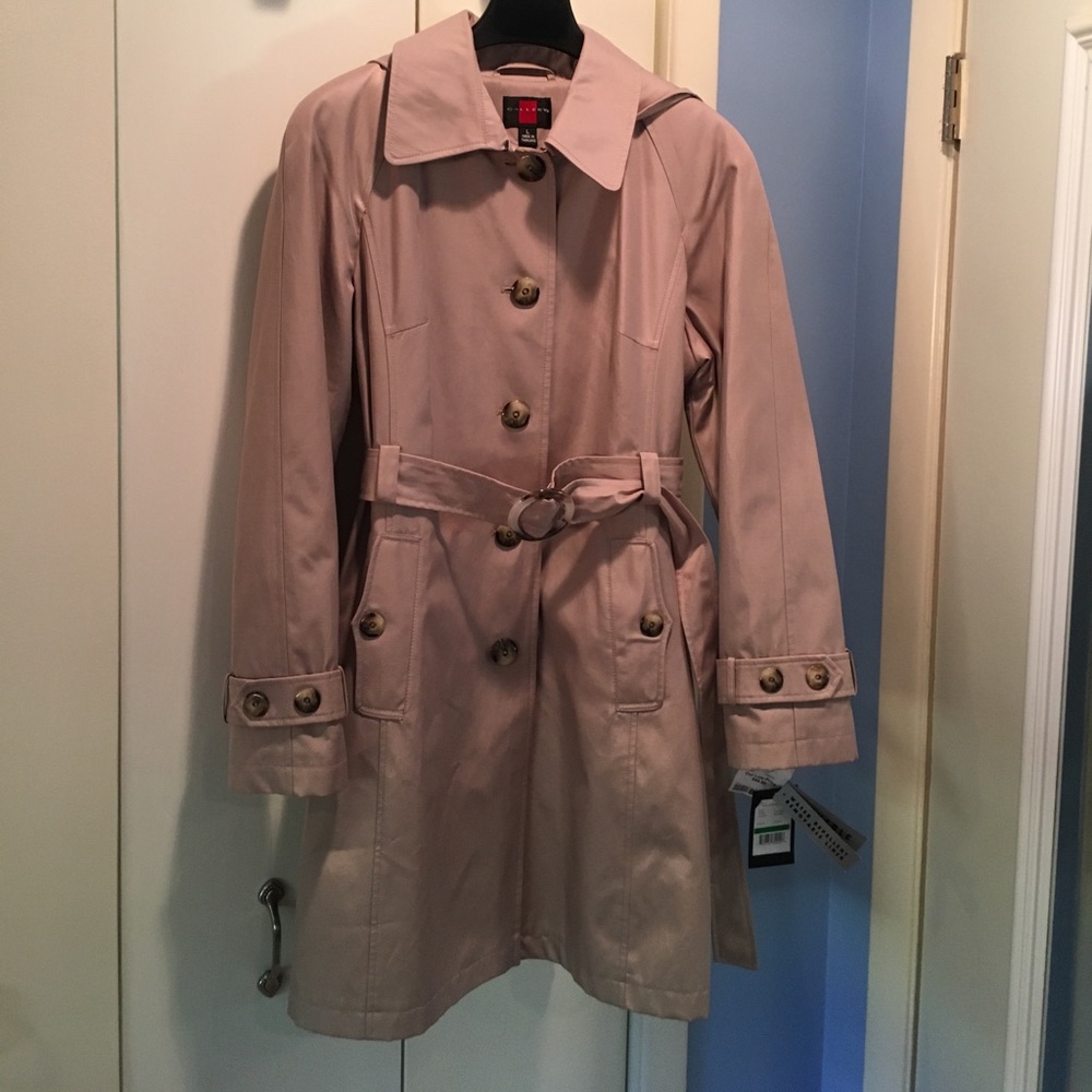 NWT Trench Coat w/ Removable Liner And Hood
