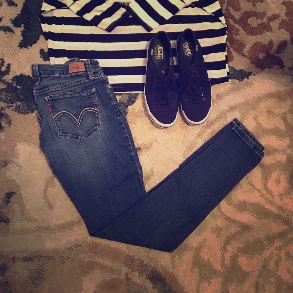 Classic Levi's 535 skinny denim legging jeggings