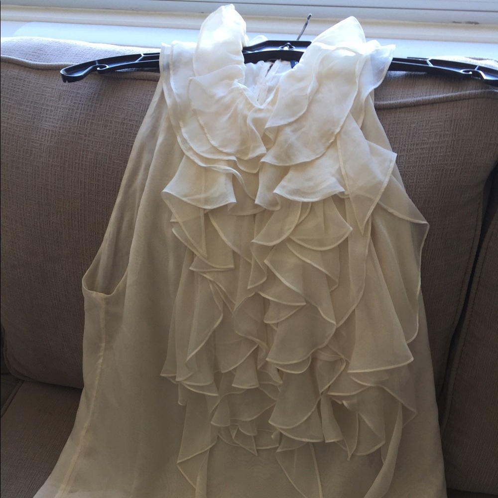 Silk sleeveless blouse