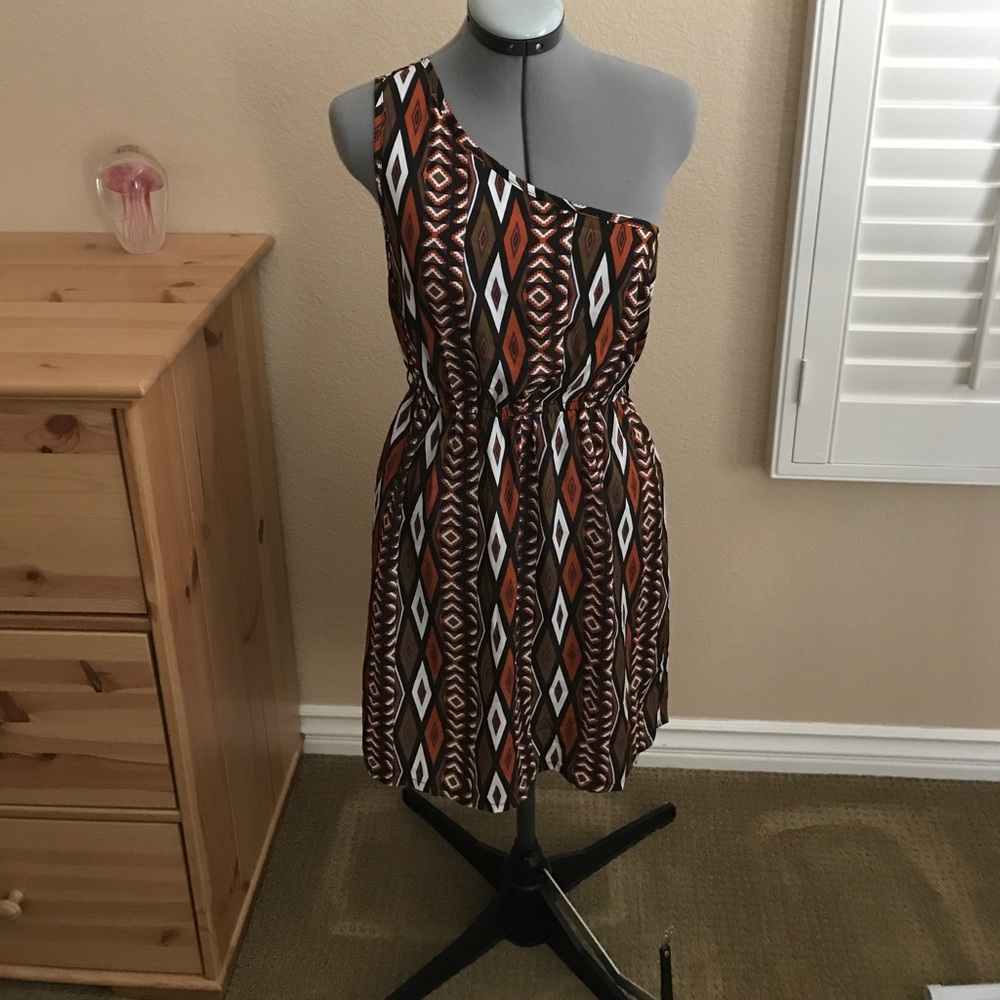 Tribal print dress