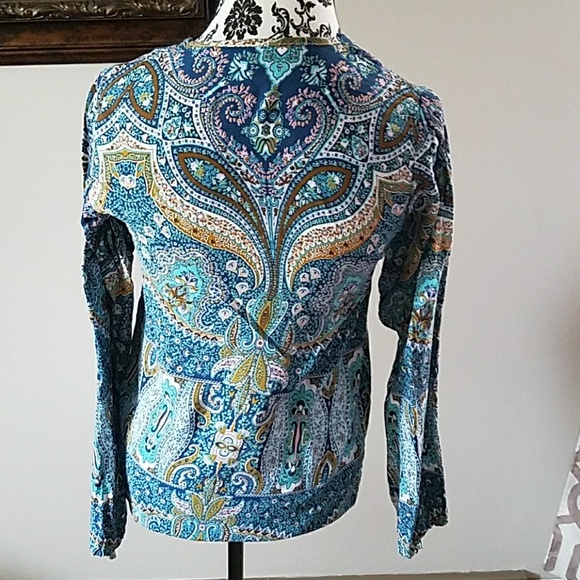 BOHO PEASANT BLOUSE - Picture 4 of 6