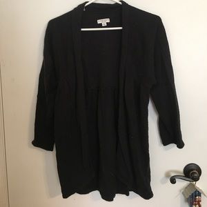 Liz Lange maternity black cardigan