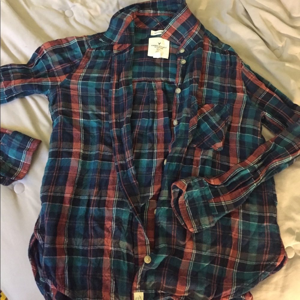 Plaid button up