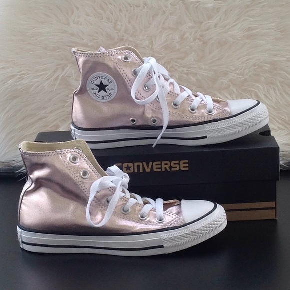 Converse Ctas HI Metallic light blue. AUTHENTIC - Picture 6 of 6