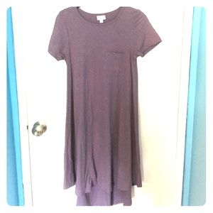 LULAROE Heathered Purple Carly
