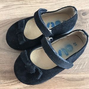 Cute suede navy blue Mary Janes size 6