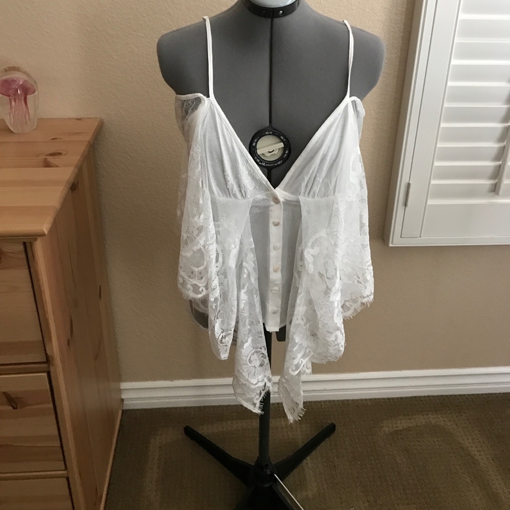 Lace tank top