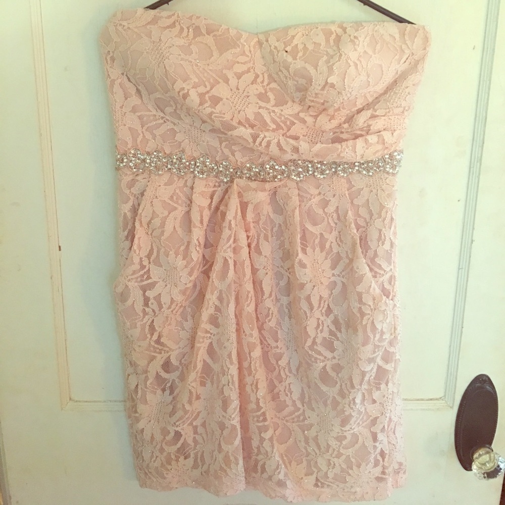 Bridemaids dress from Davids Bridal.