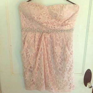 Bridemaids dress from Davids Bridal.