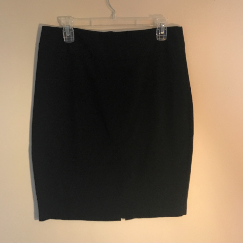 Black pencil skirt