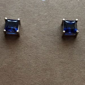 Genuine Sapphire earings