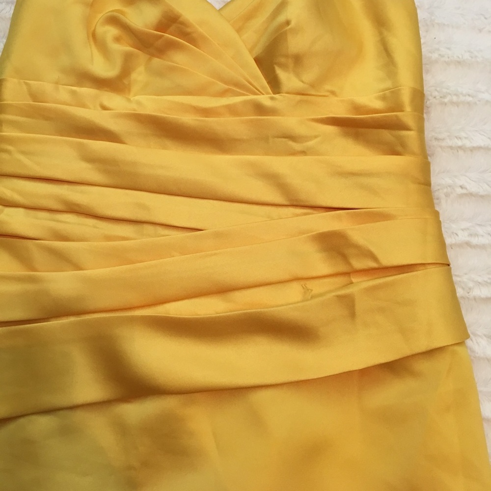Yellow Alfred Angelo dress - Picture 2 of 3