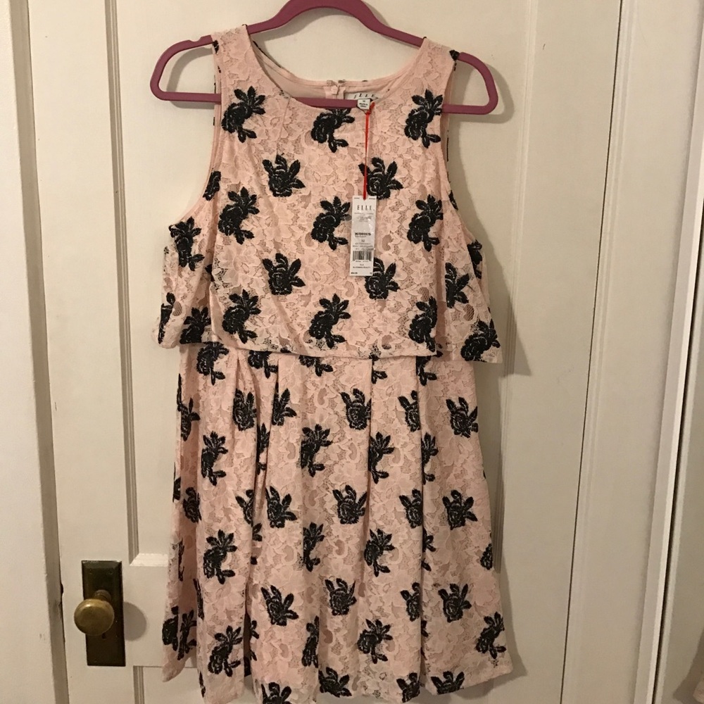 NWT Elle Lace Pop-over Dress
