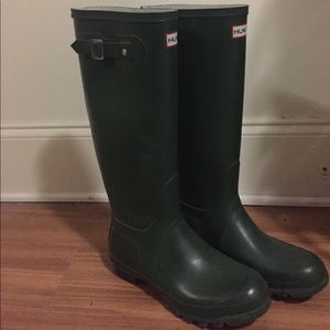 Green Hunter Rain Boots