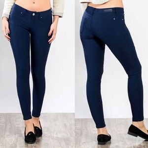 Indigo HyperFleece Skinny Jeans