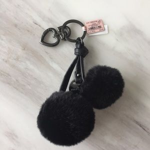 Juicy Couture Pompom Key Chain Bag Charm