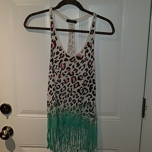Animal Print Racerback Top