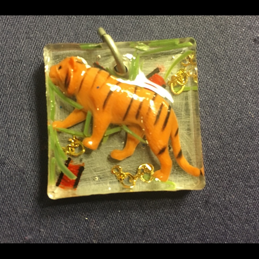 Tiger Pendant Handcrafted