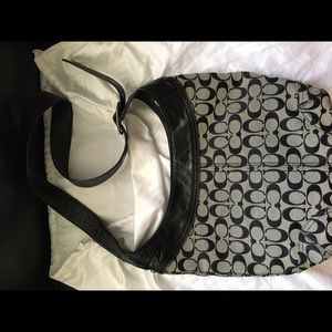 Black coach satchel