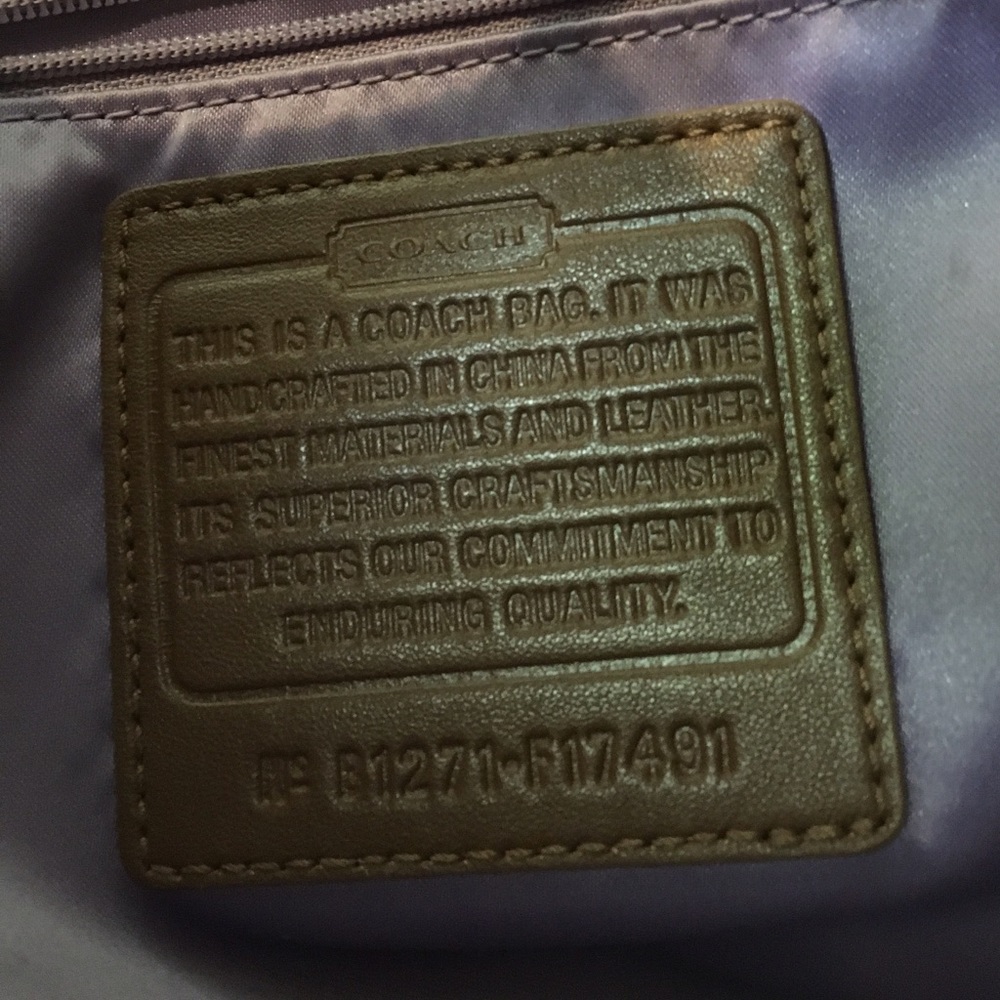 Authentic Coach Purse - Picture 3 of 4