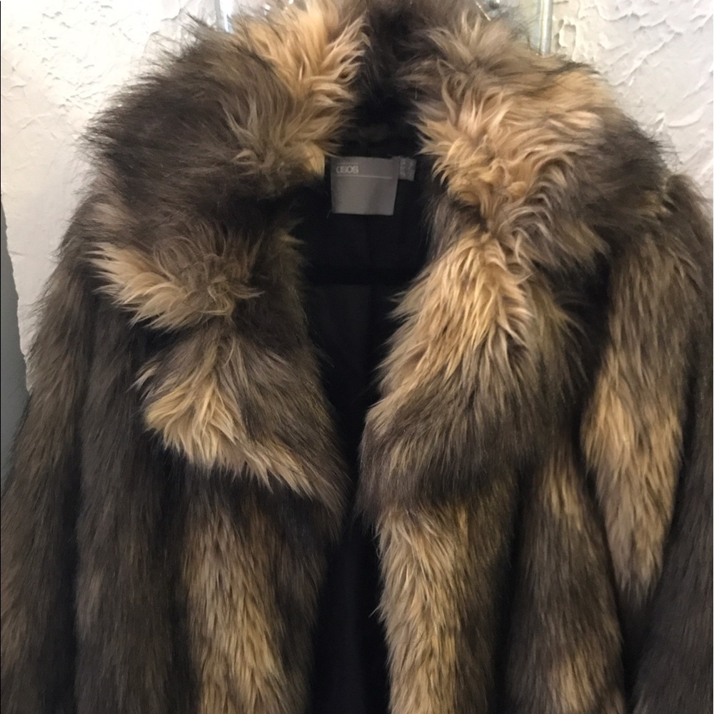 70's faux fur coat