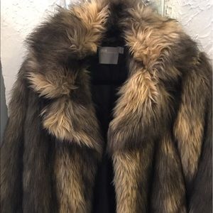 70's faux fur coat